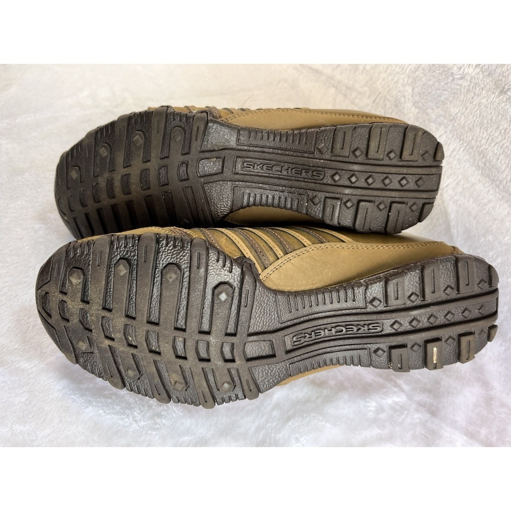 SKECHERS  Womens Bikers Trooper Walking Athletic Shoes Sz 7.5 Brown 47844 - Picture 5 of 8
